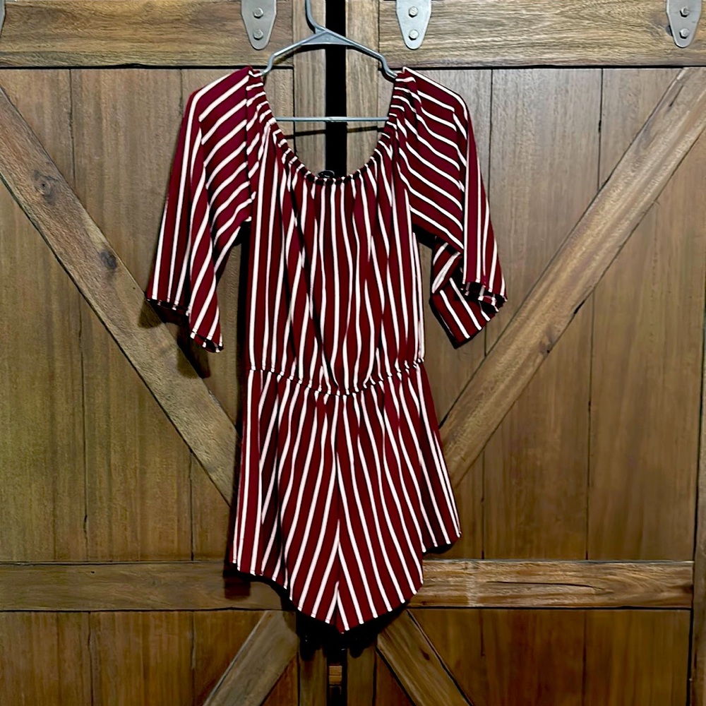 Off the shoulder romper